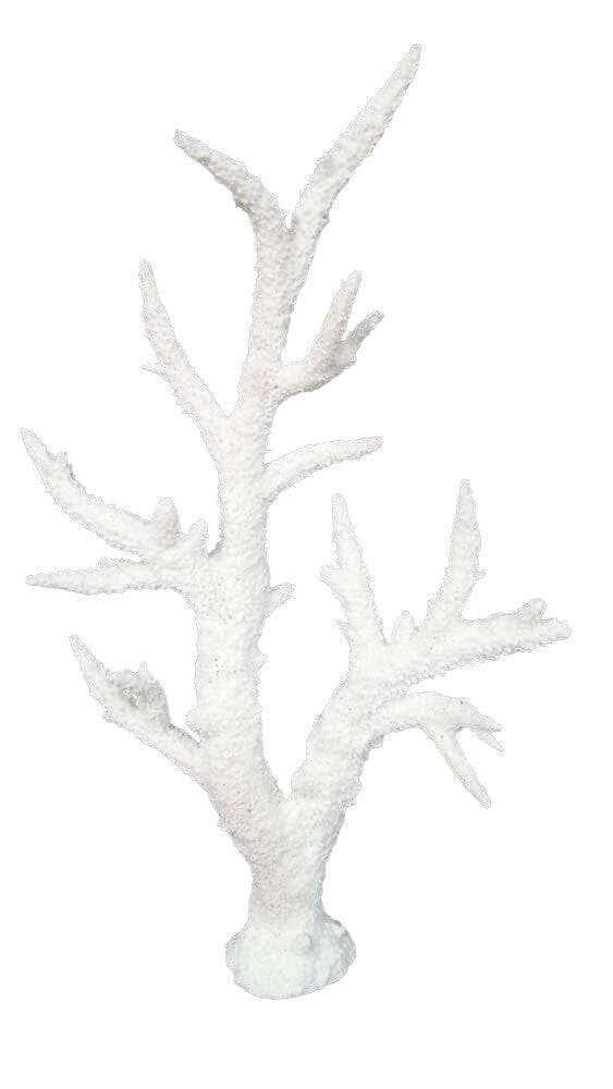 Weco Products South Pacific Coral Staghorn Tall Ornament - White - Medium