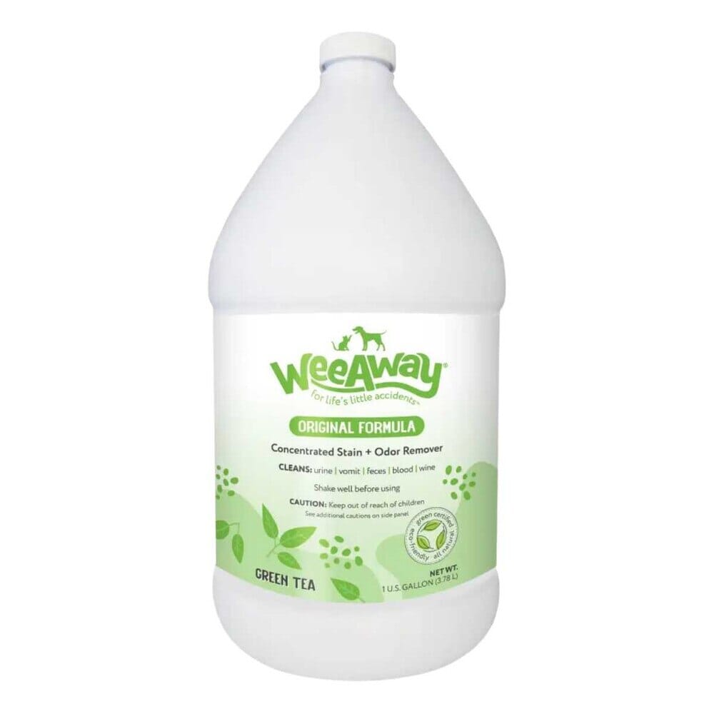 Wee Away Green Tea Gallons Cat and Dog Stain and Odor Eliminator - 128 oz Bottle