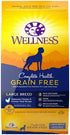 Wellness Complete Health Grain Free Large Breed Deboned Chicken and Chicken Meal Recipe Dry Dog Food  