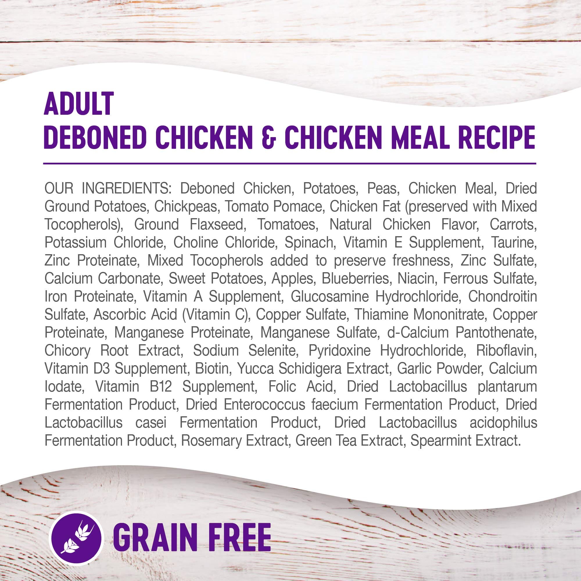 Wellness Complete Health Natural Adult Grain Free Deboned Chicken and Chicken Meal Recipe Dry Dog Food  