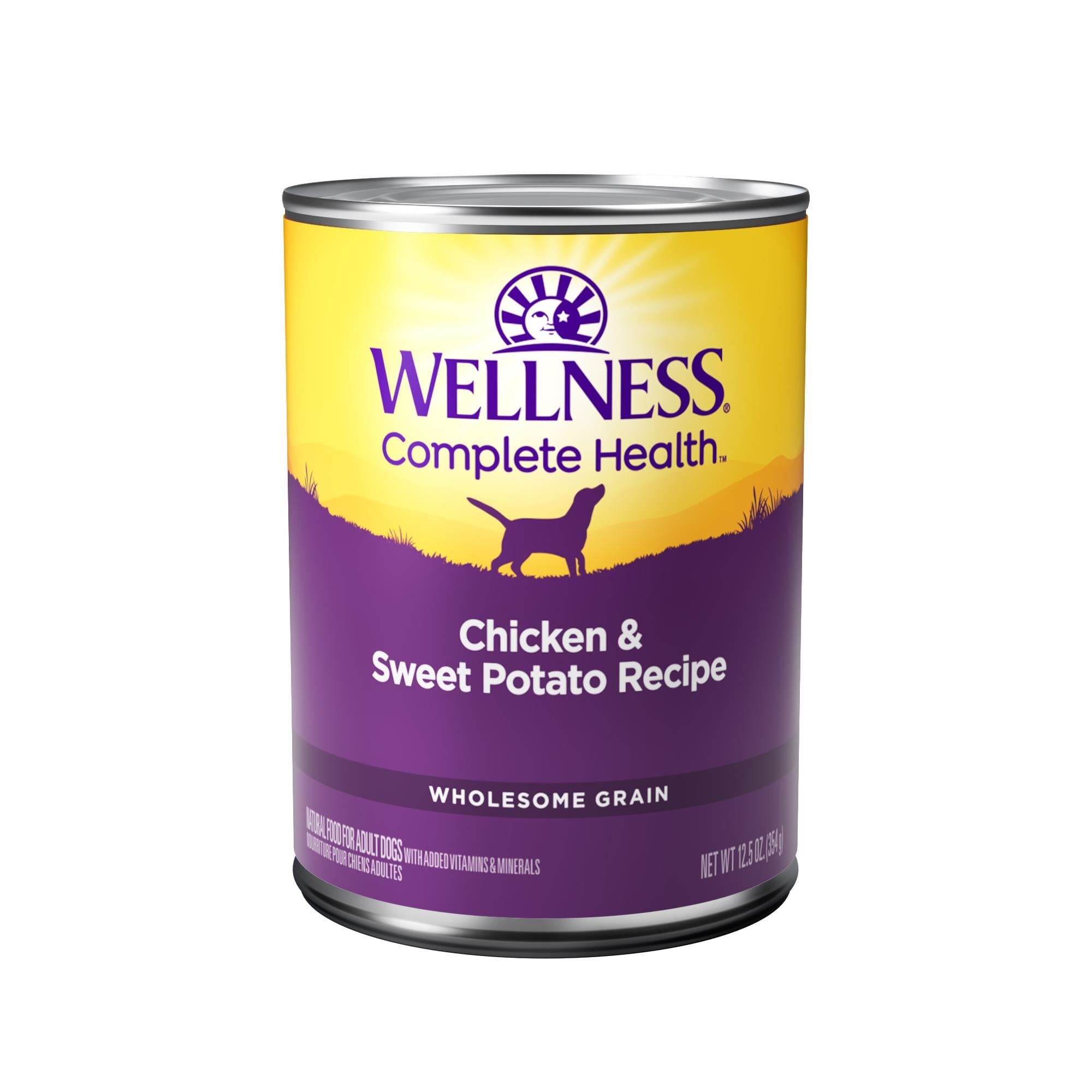 Wellness Complete Health Natural Chicken and Sweet Potato Recipe Wet Canned Dog Food  