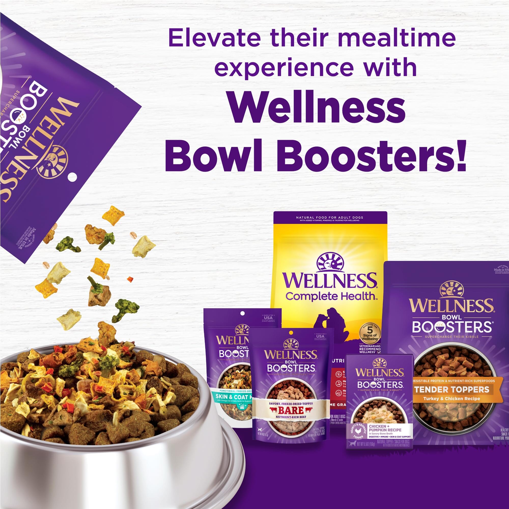 Wellness Complete Health Natural Chicken Recipe Dry Dog Food  