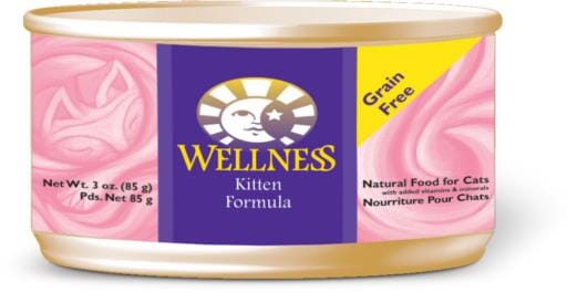 Wellness Complete Health Natural Grain Free Kitten Health Chicken Recipe Wet Canned Cat Food  