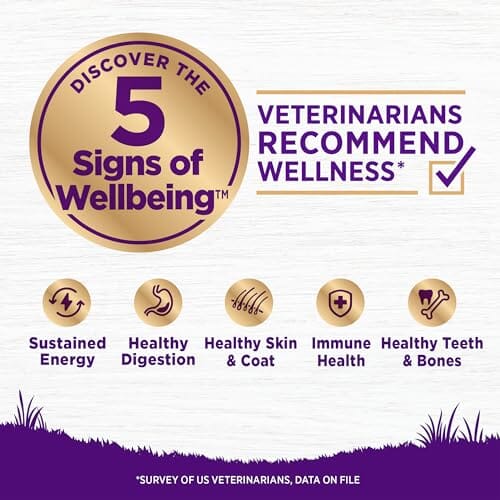 Wellness Complete Health Wholesome Grains Beef and Barley Recipe Adult Dry Dog Food - 26 Lbs