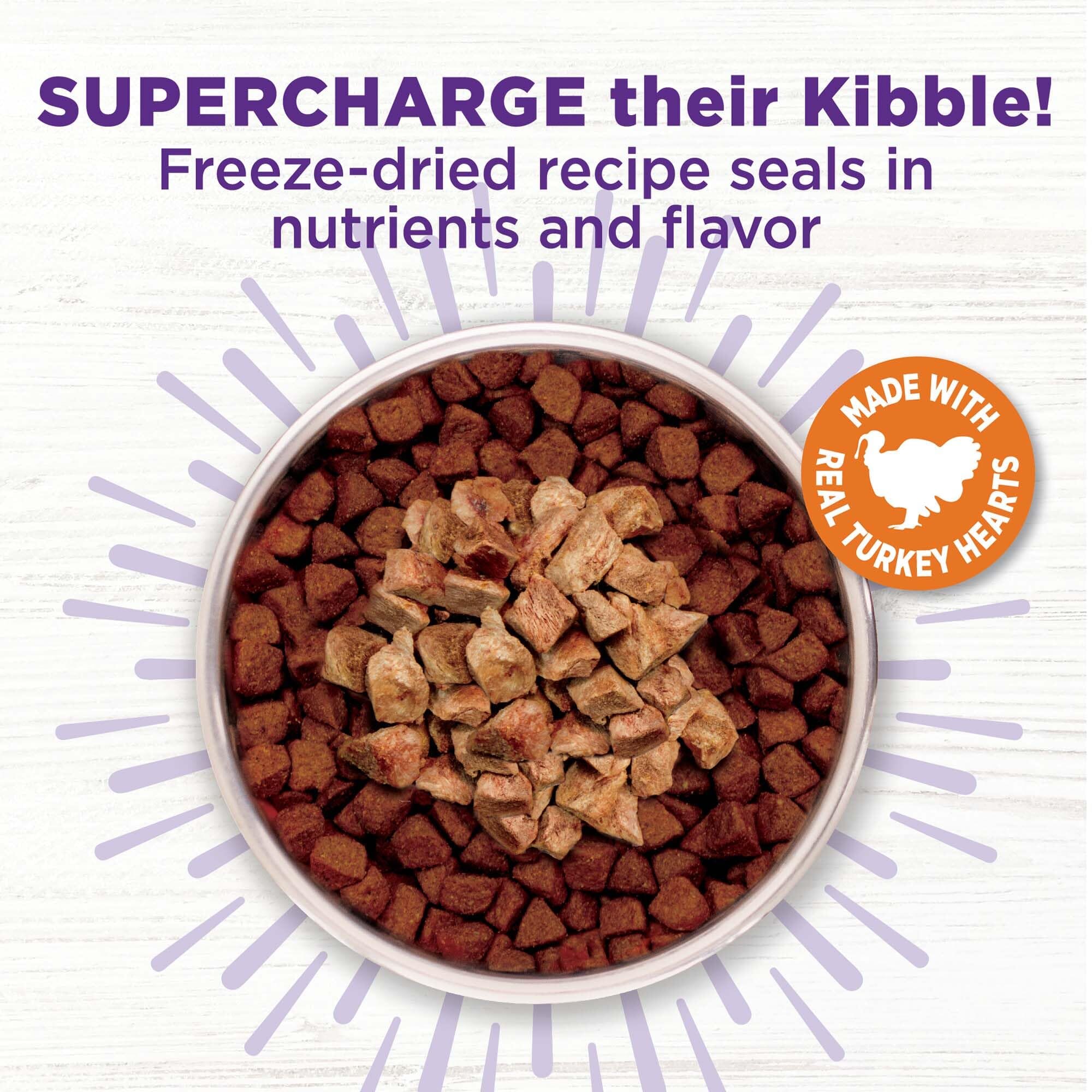 Wellness Core Bowl Boosters Grain-Free Freeze-Dried Turkey Wet Dog Food Topper or Mixer Pouch - 4 Oz - Case of 6  