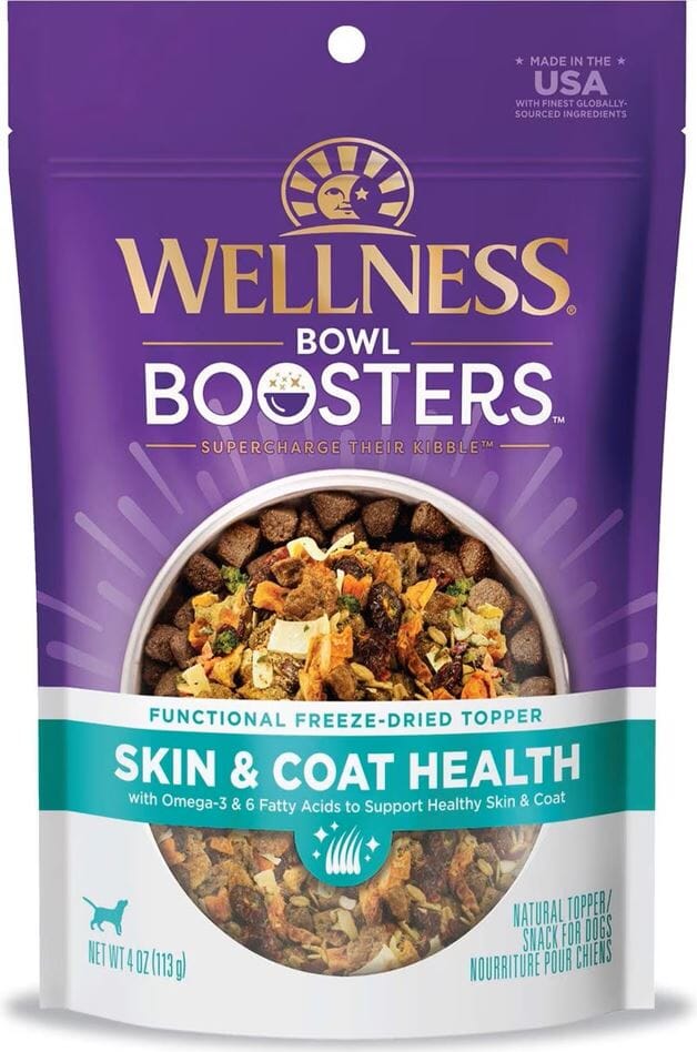 Wellness CORE Bowl Boosters Skin & Coat Dry Dog Food Topper  