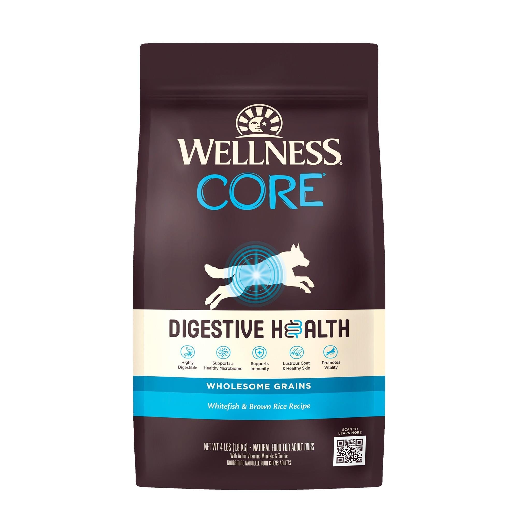 Wellness Core Digestive Health Whitefish Recipe Dry Dog Food  