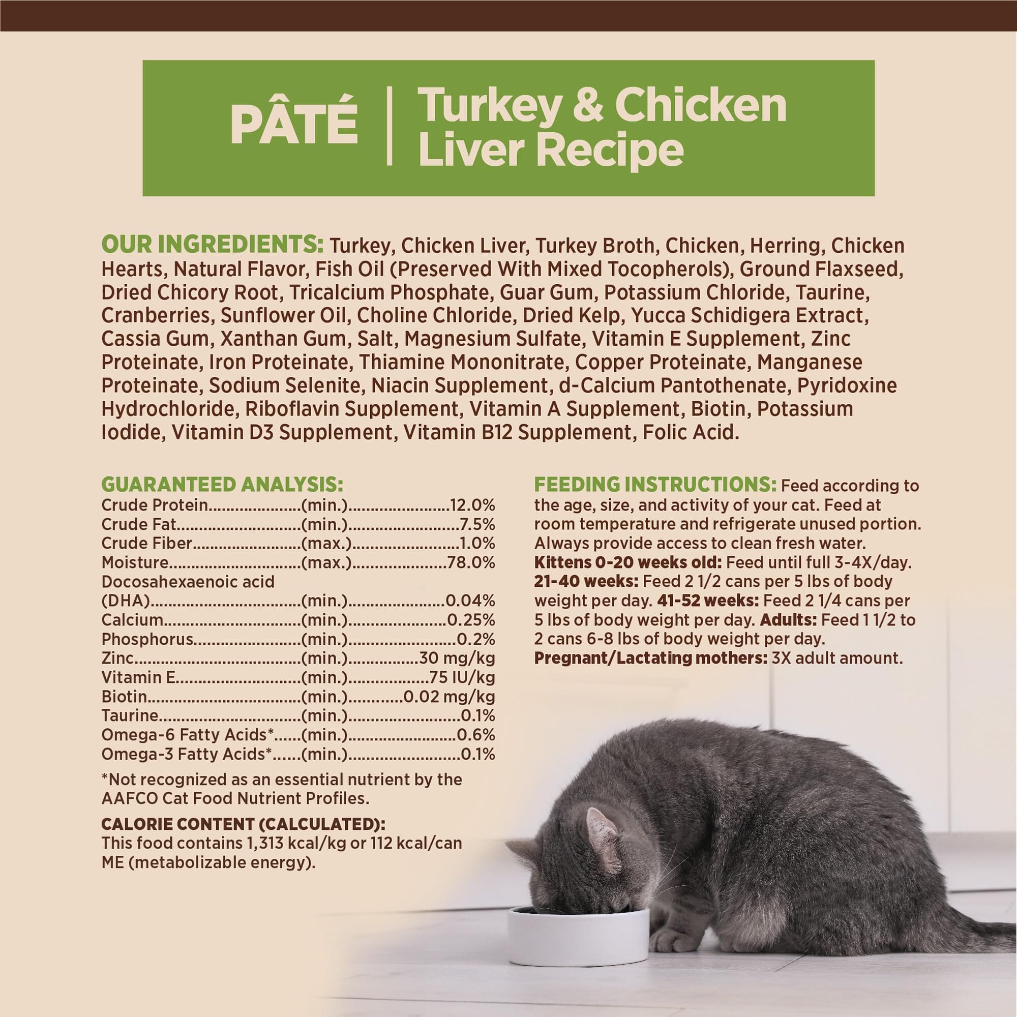 Wellness CORE Natural Grain Free Indoor Chicken and Chicken Liver Smooth Pate Wet Canned Cat Food  