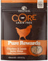 Wellness CORE Natural Grain Free Pure Rewards Chicken and Lamb Recipe Jerky Bites Dog Treats  