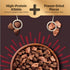 Wellness CORE+ Wholesome Grains High-Protein Beef and Barley Adult Freeze-Dried Pieces and Dry Dog Food - 4 Lbs