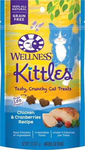 Wellness Kittles Crunchy Chicken & Cranberry Cat Treats  