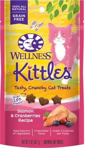 Wellness Kittles Crunchy Salmon & Cranberry Cat Treats  