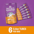 Wellness Lickable Treats Grain-Free Chicken with Broth Puree Squeezable Cat Treats - .4 Oz - 6 Pack