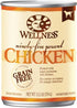 Wellness Natural Grain Free 95% Chicken Recipe Adult Wet Canned Dog Food  
