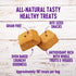 Wellness Natural Grain Free Wellbars Crunchy Yogurt, Apples and Bananas Recipe Dog Treats  