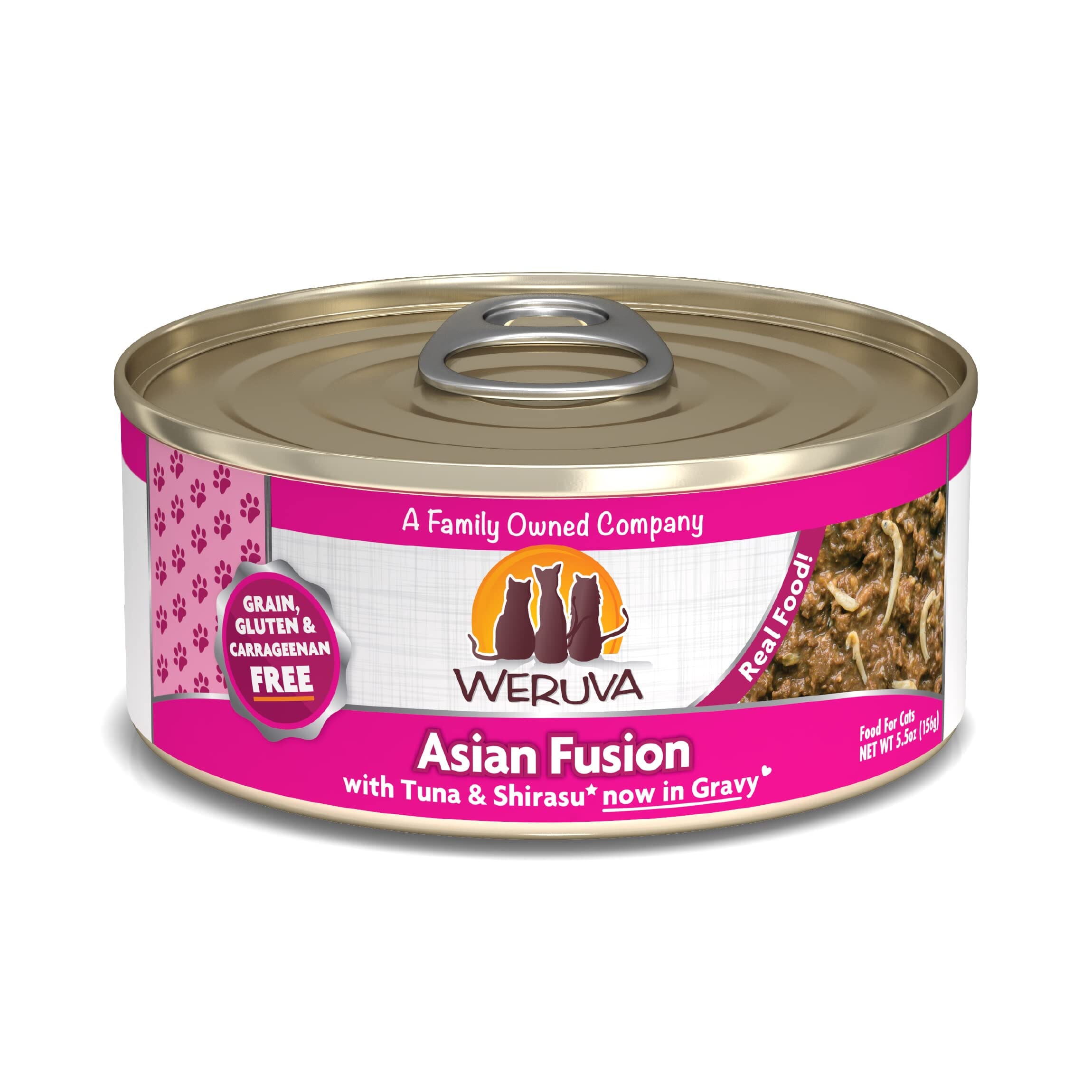 Weruva Asain Fusion Canned Cat Food - 5.5 Oz - Case of 24  