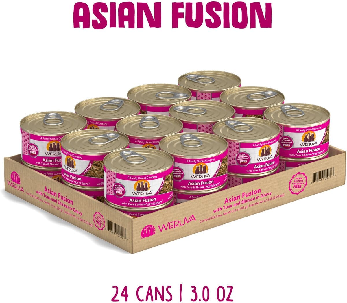 Weruva Asian Fusion Canned Cat Food - 3 Oz - Case of 24  
