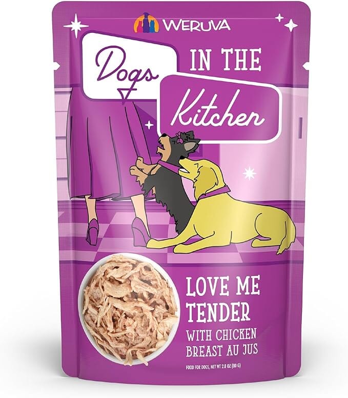 Weruva BFF WANNA BE WITHYA Chicken Rice and Liver Wet Dog Food - 2.7 Oz Tub - Case of 12  