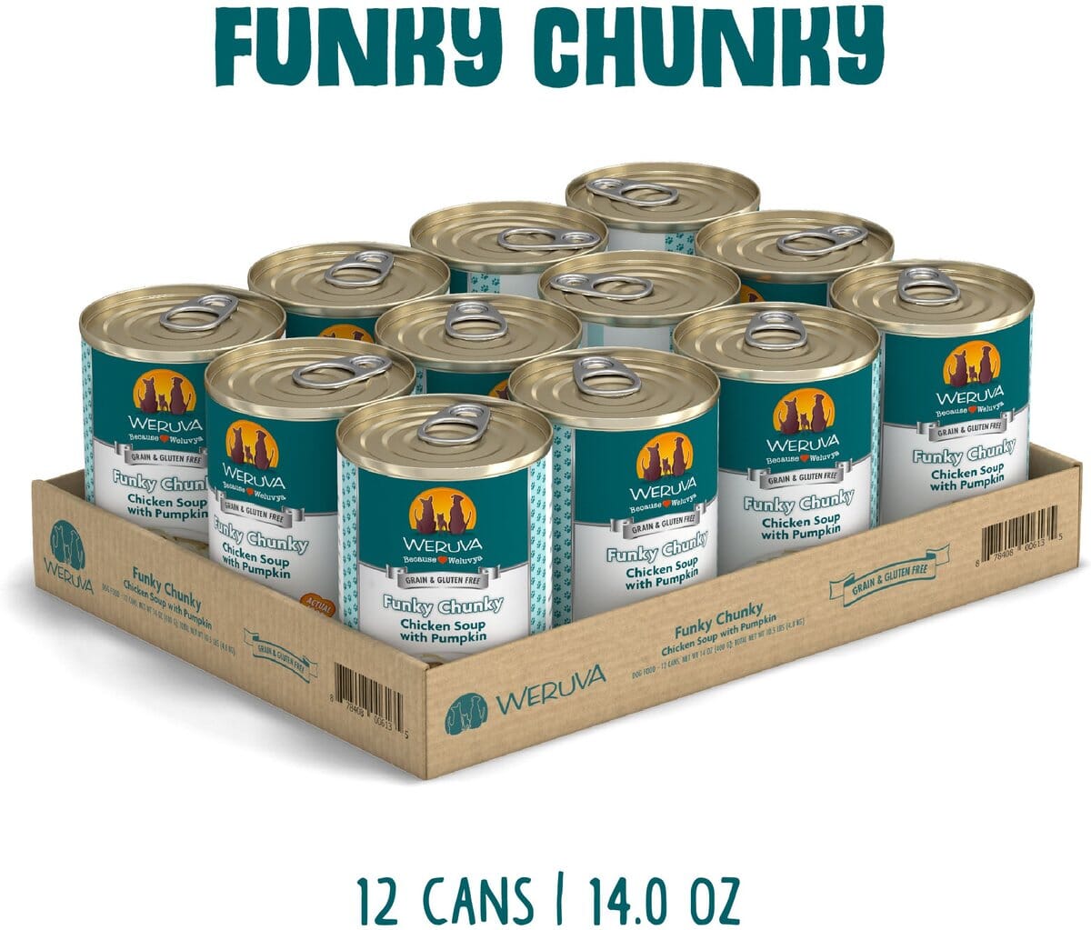 Weruva Funky Chunky Canned Dog Food - 5.5 Oz - Case of 24  