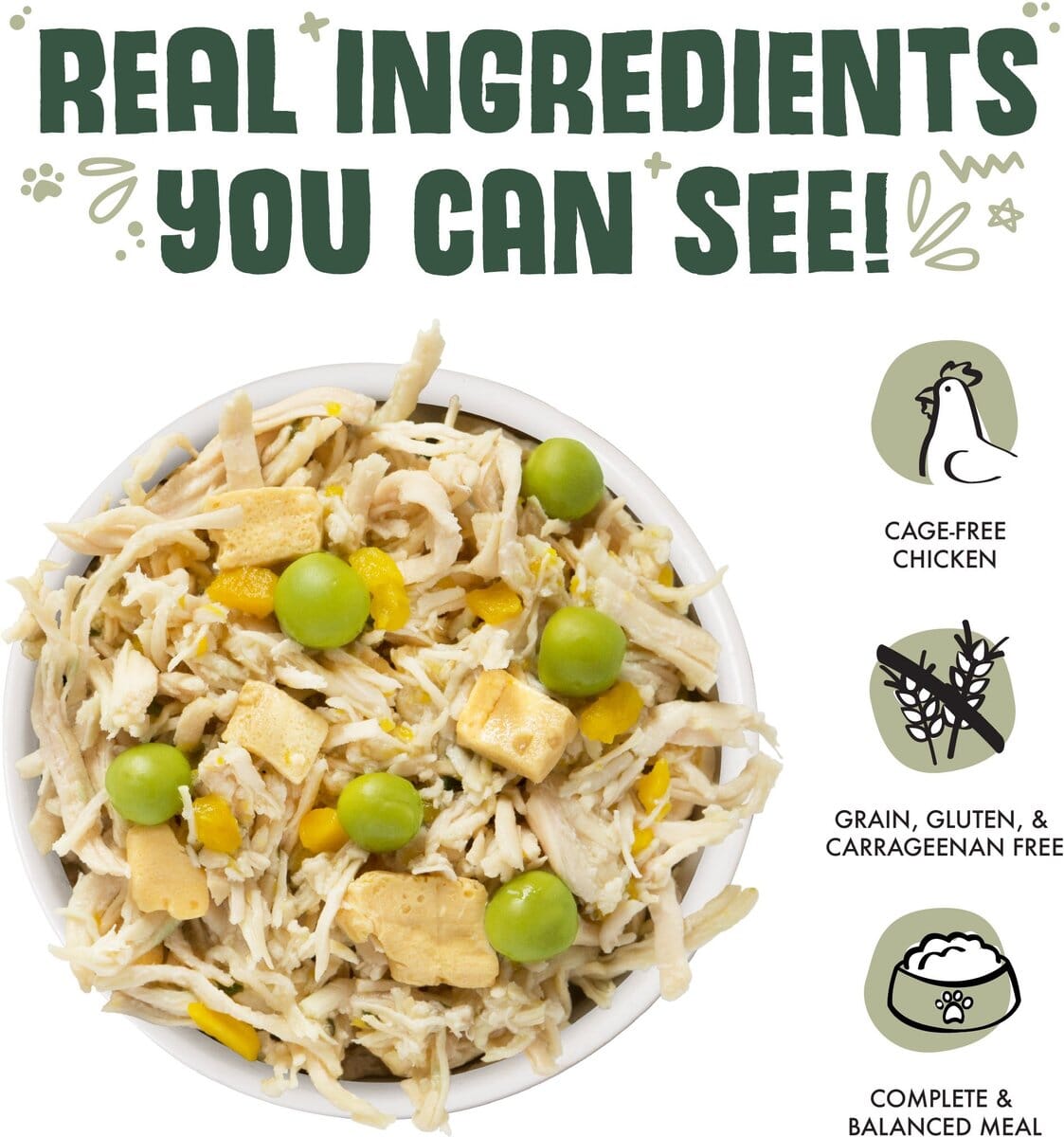 Weruva Green Egg and Chicken Canned Dog Food - 5.5 Oz - Case of 24  