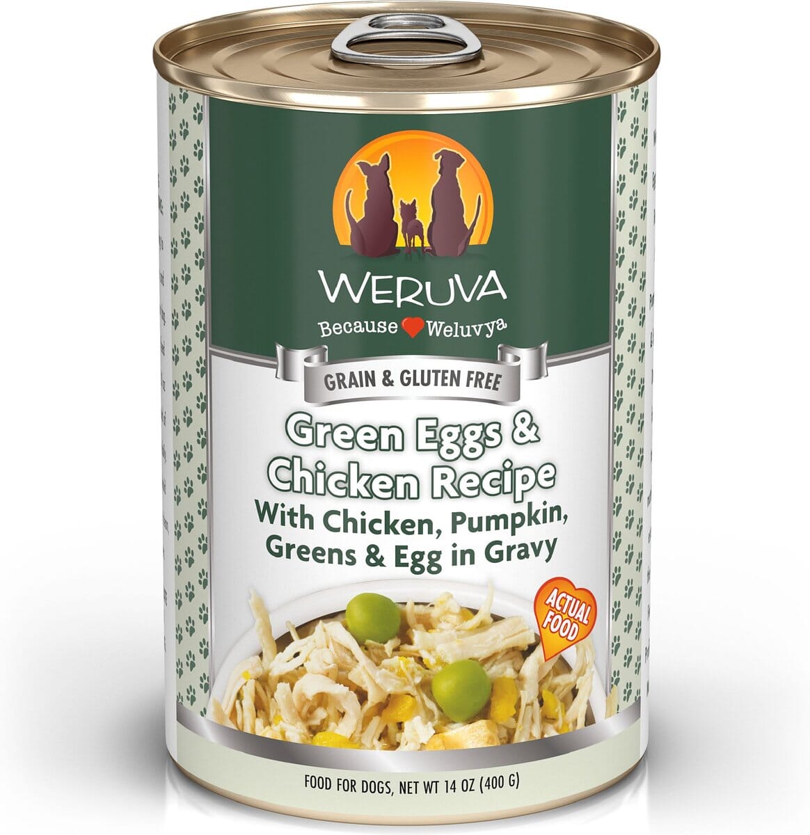 Weruva Green Egg and Chicken Canned Dog Food - 5.5 Oz - Case of 24  