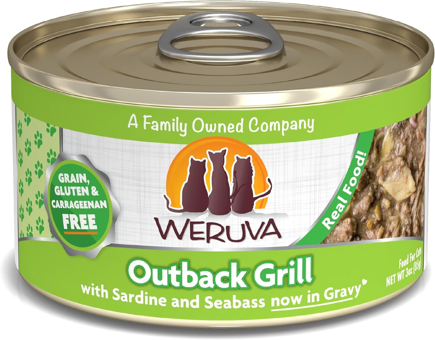 Weruva Outback Grill Canned Cat Food - 3 Oz - Case of 24  