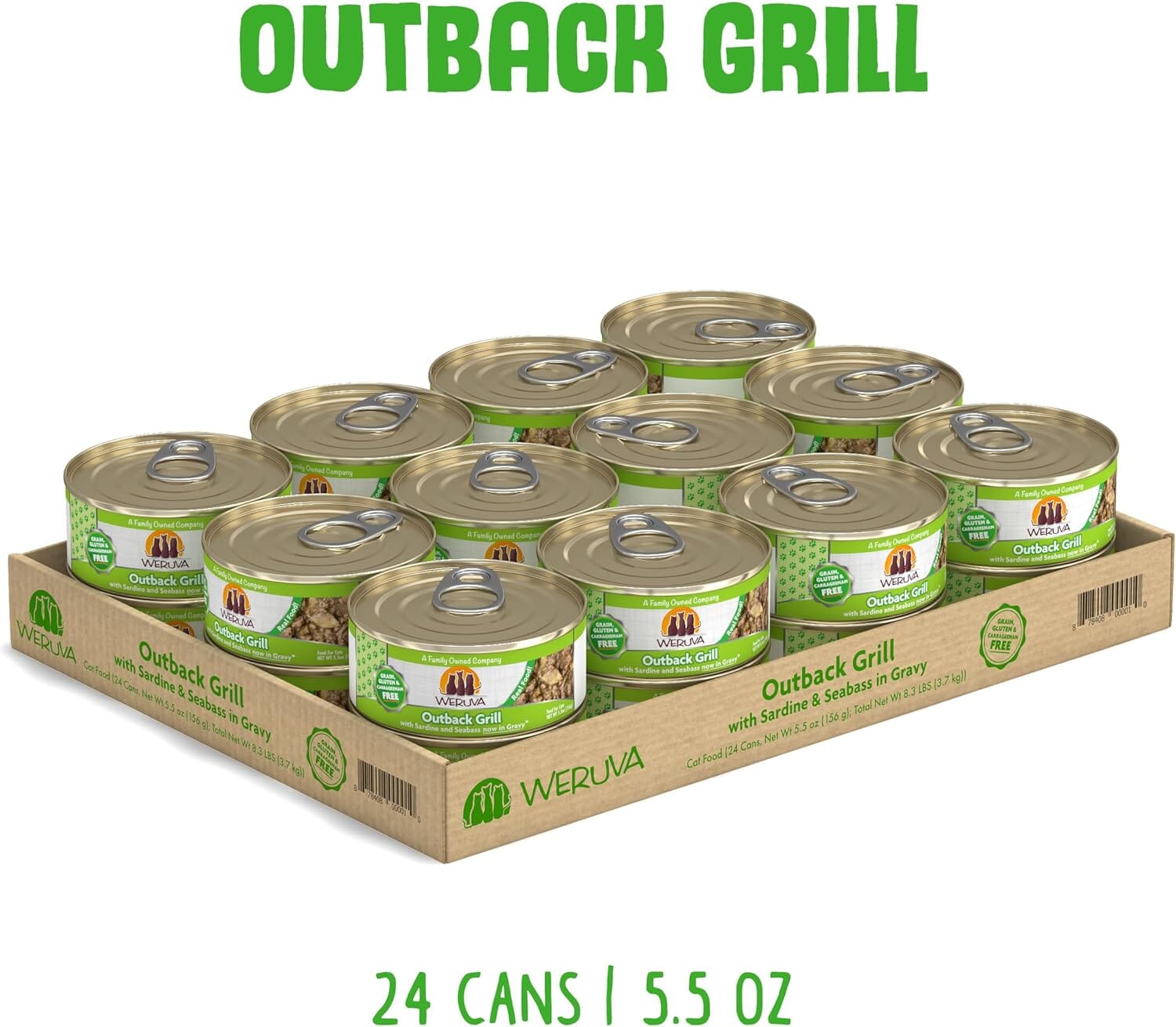 Weruva Outback Grill Canned Cat Food - 5.5 Oz - Case of 24  