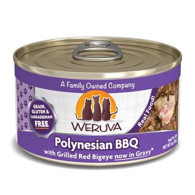 Weruva Polynesian BBQ Canned Cat Food - 3 Oz - Case of 24  