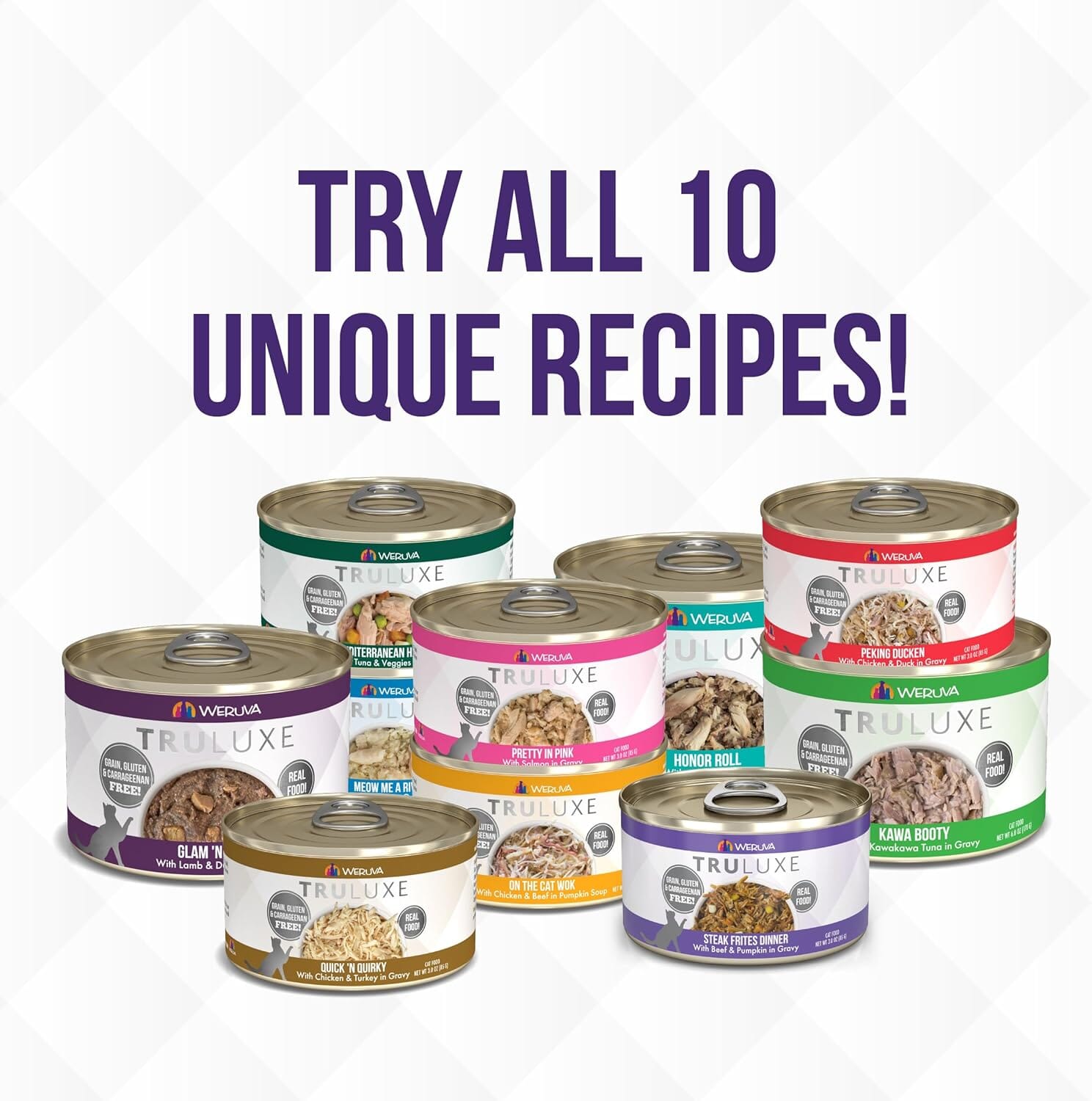 Weruva TruLuxe Honor Roll Canned Cat Food - 3 Oz - Case of 24  
