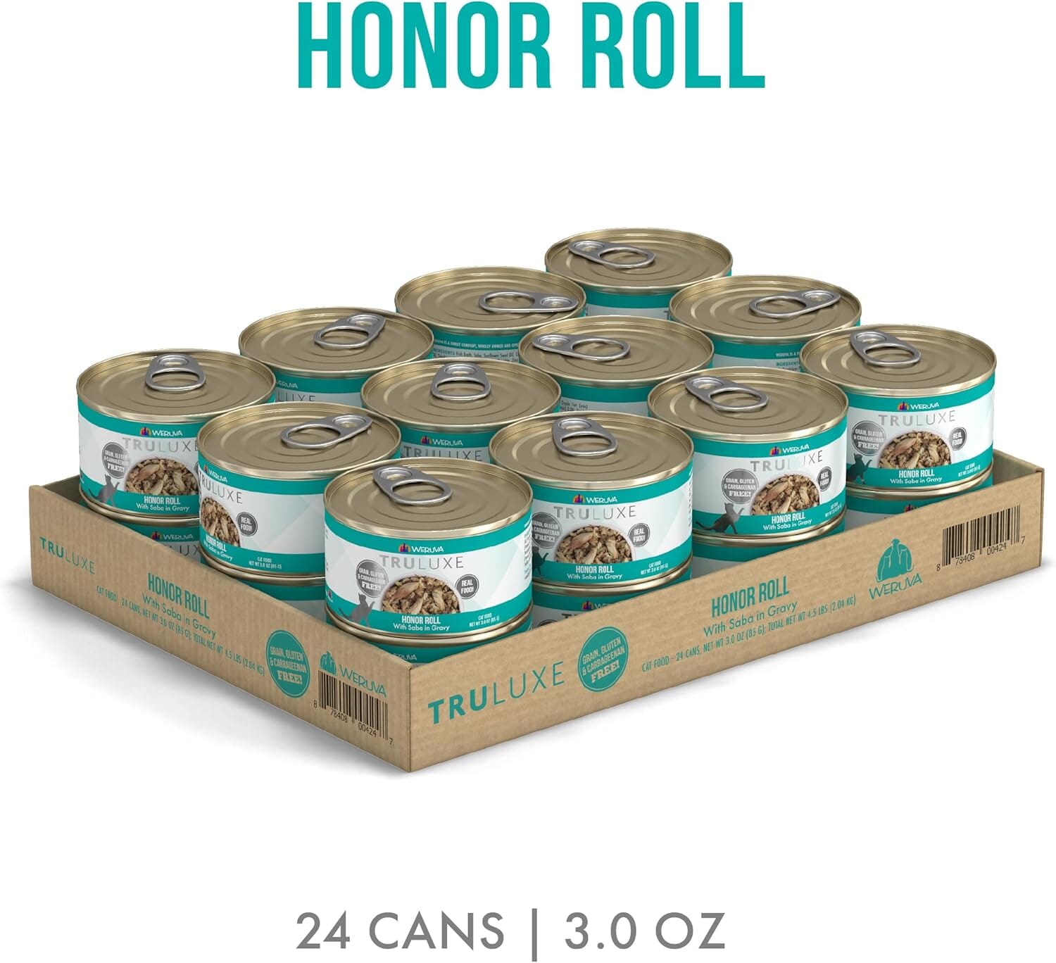 Weruva TruLuxe Honor Roll Canned Cat Food - 3 Oz - Case of 24  