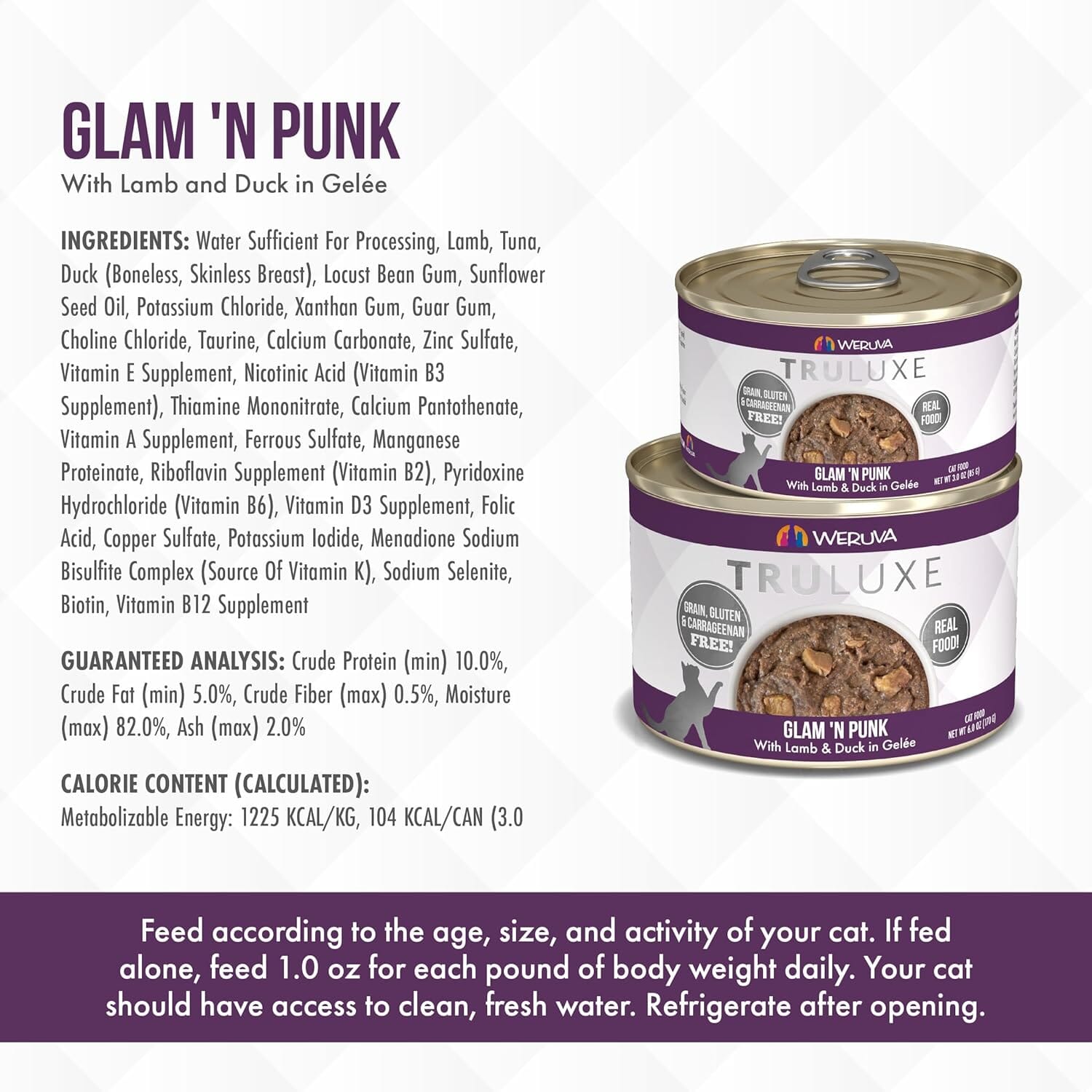 Weruva TruLuxe Honor Rolle Canned Cat Food - 6 Oz - Case of 24  