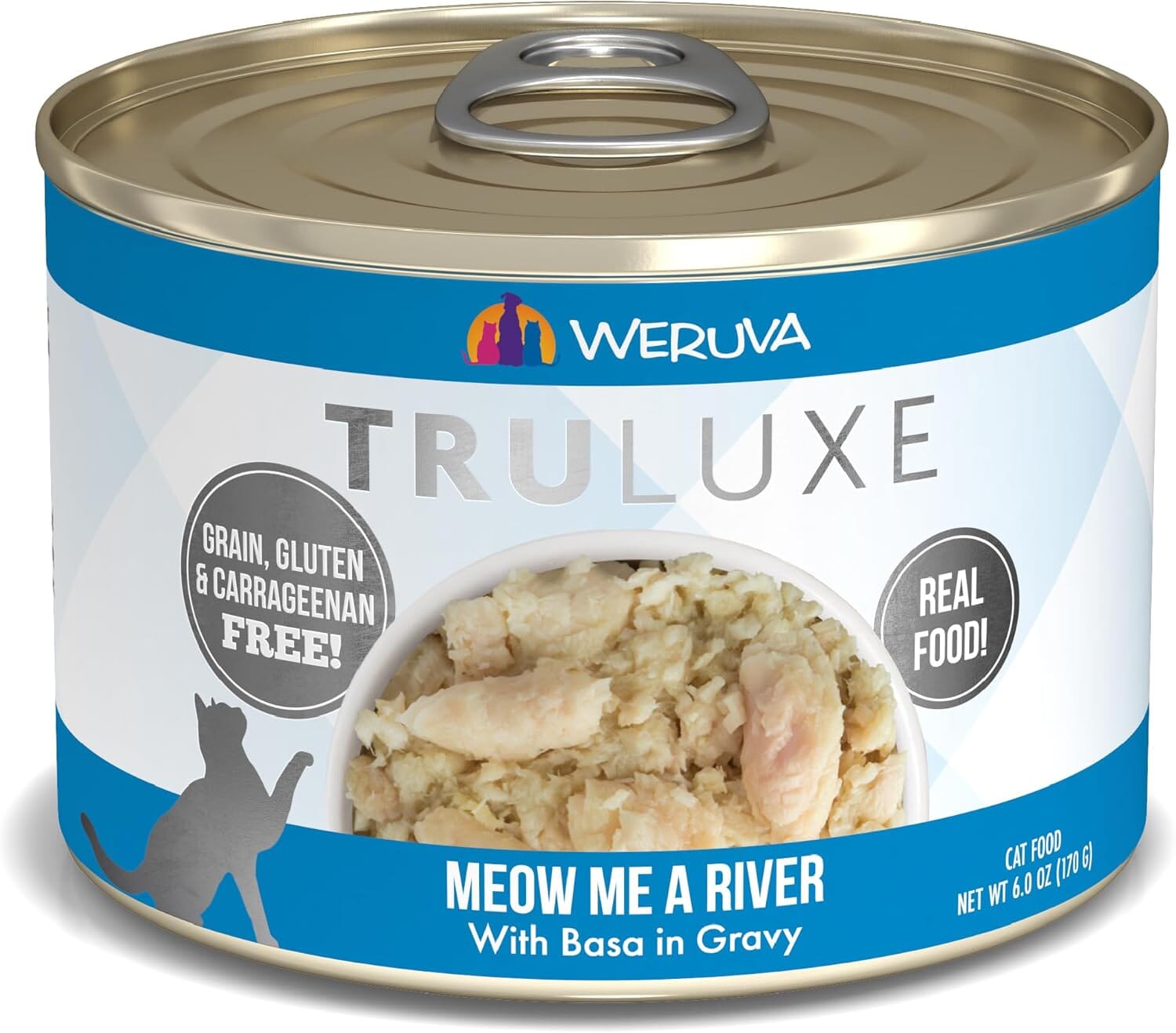 Weruva TruLuxe Meow-Me-a-River Canned Cat Food - 6 Oz - Case of 24  