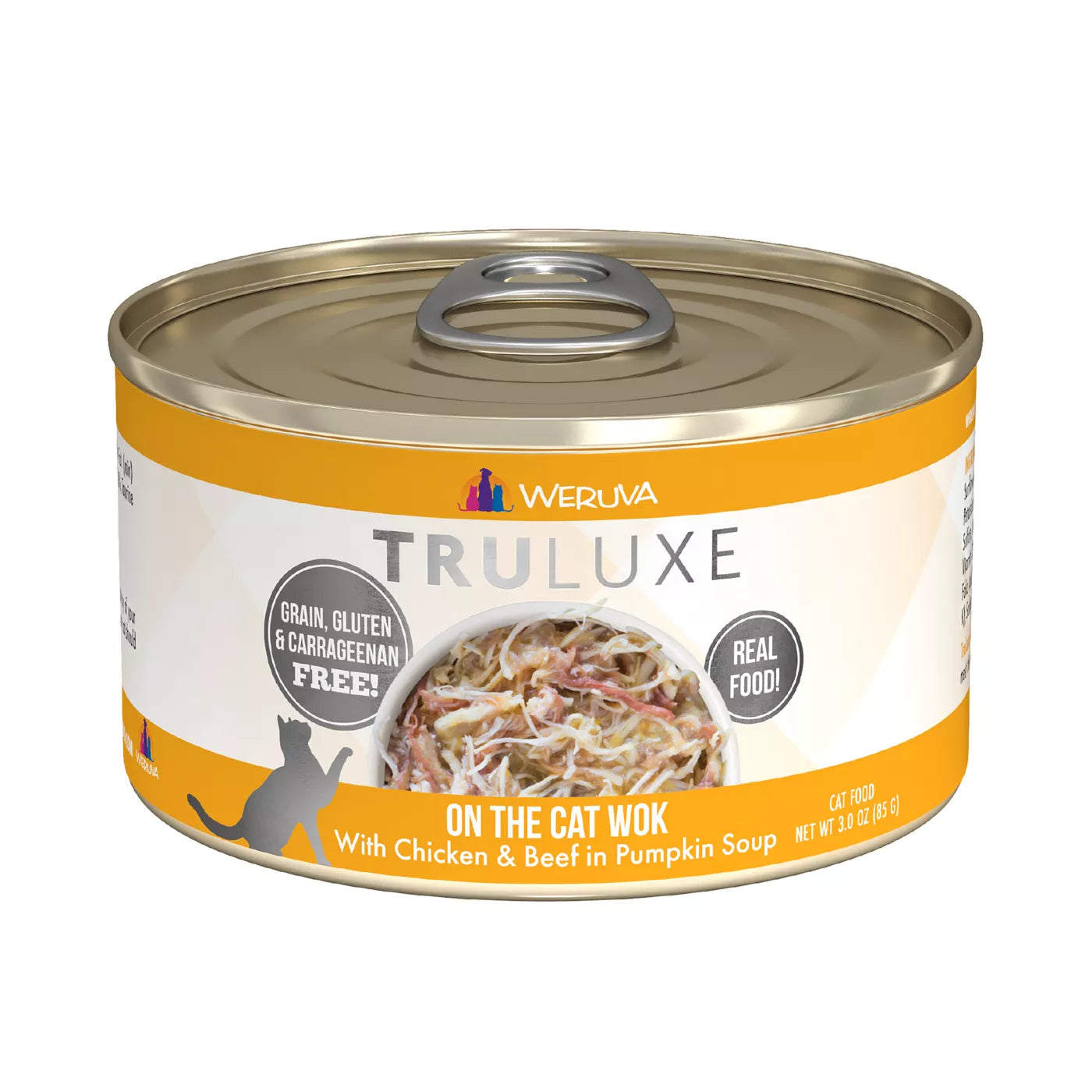 Weruva TruLuxe On-The-Cat-Wok Canned Cat Food - 3 Oz - Case of 24  