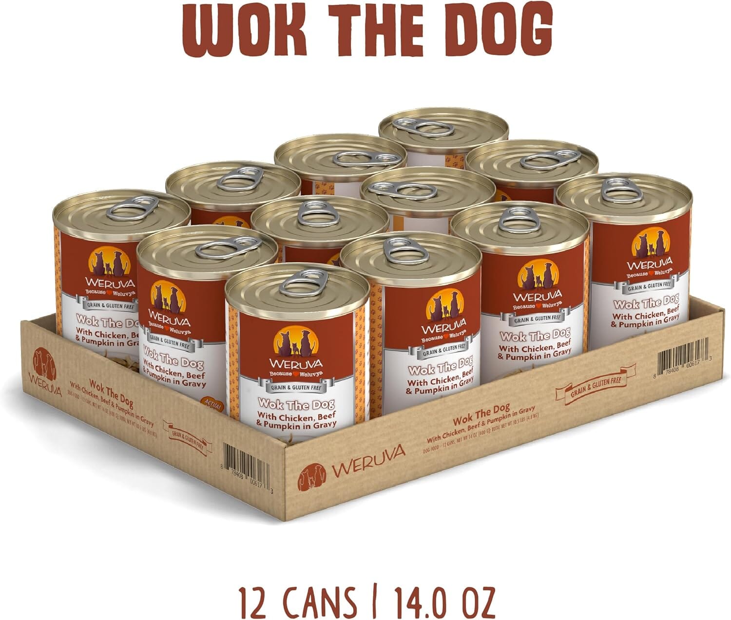 Weruva Wok-the-Dog Canned Dog Food - 14 Oz - Case of 12  