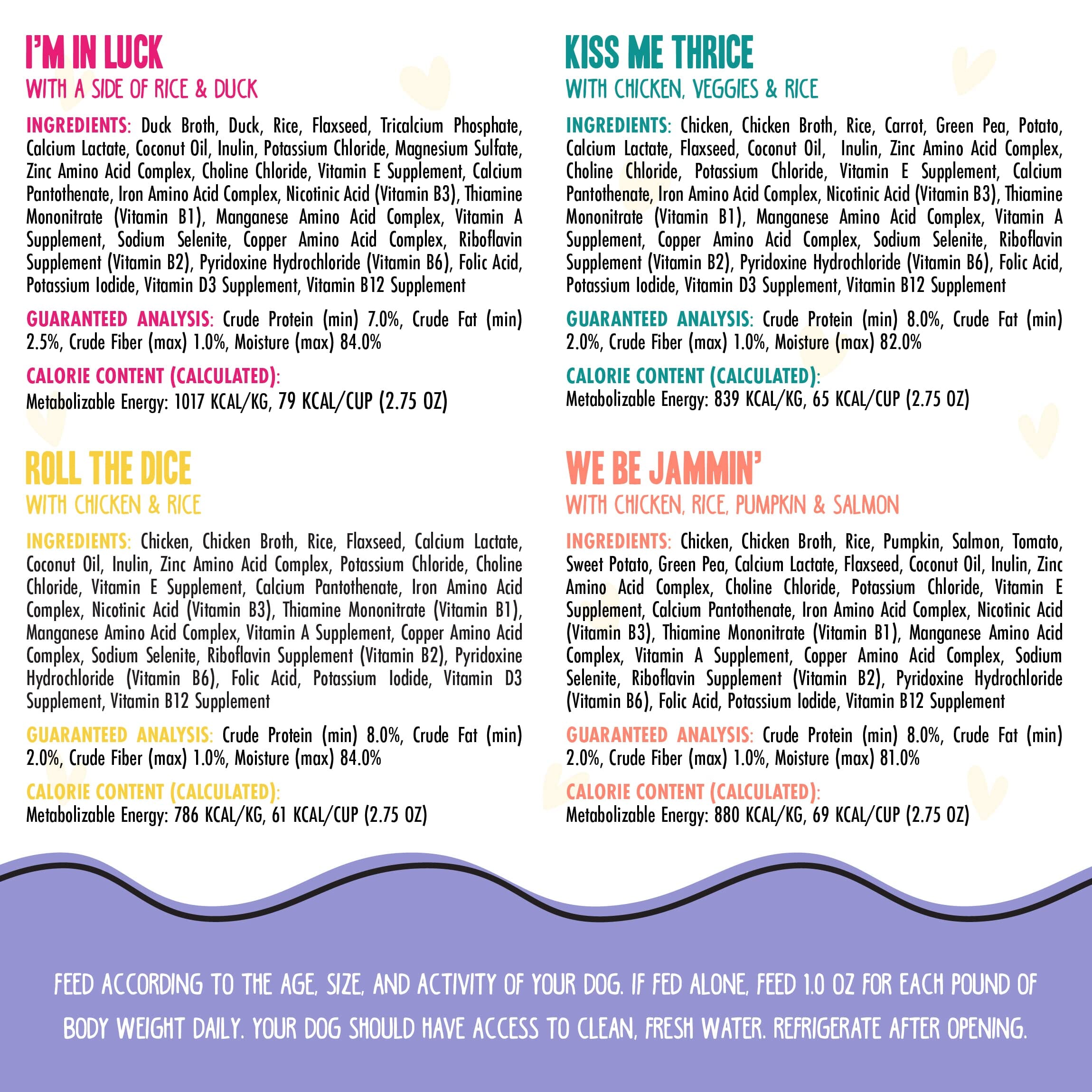 Weruve BFF BEST FIDO FRIEND Fun size Sampler Shredded Wet Dog Food Trays - 2.7 Oz - Variety Pack - Case of 8