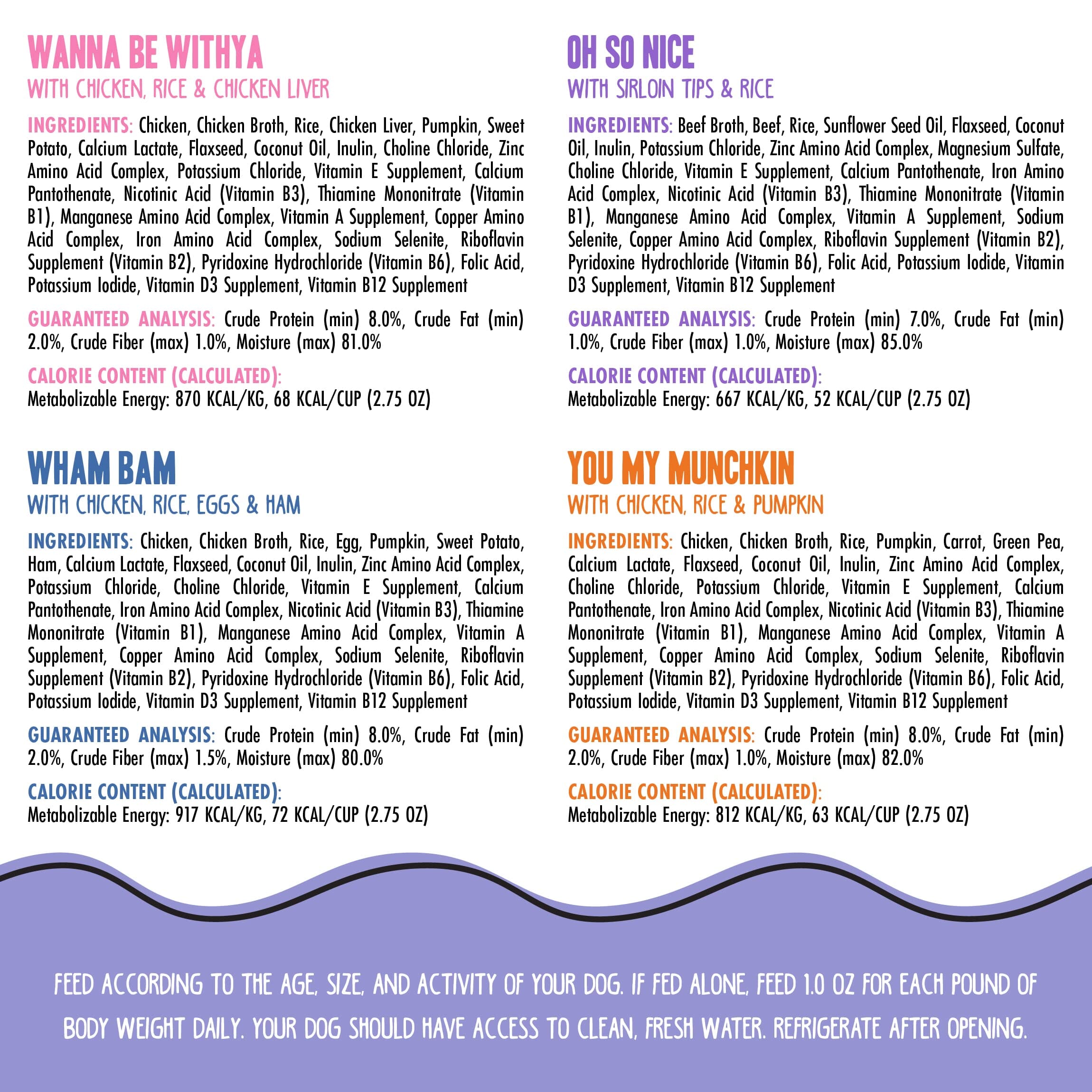 Weruve BFF BEST FIDO FRIEND Fun size Sampler Shredded Wet Dog Food Trays - 2.7 Oz - Variety Pack - Case of 8