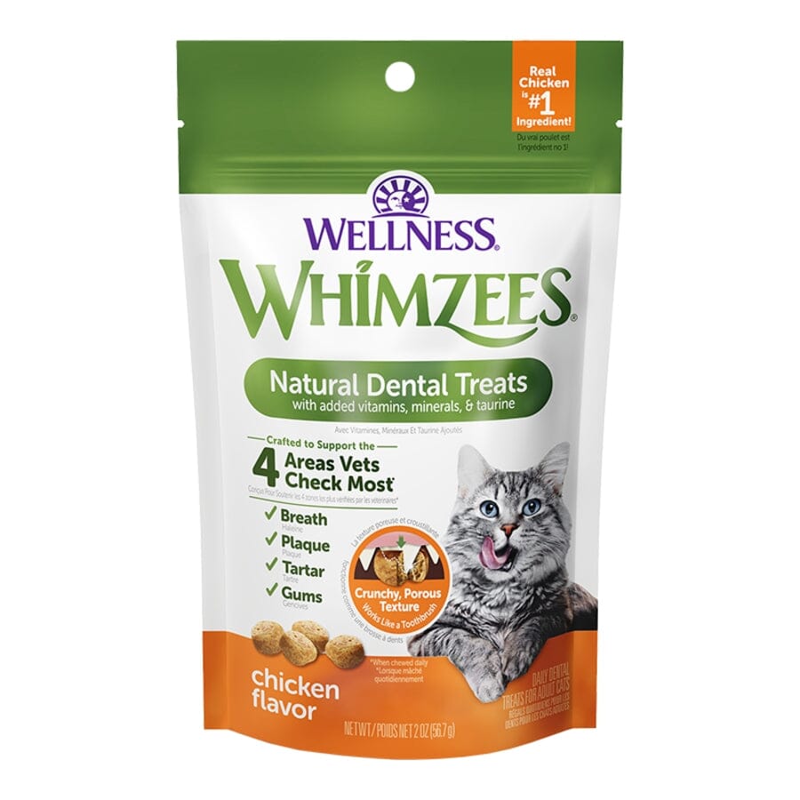 Whimzees Chicken Flavored Dental Cat Treats