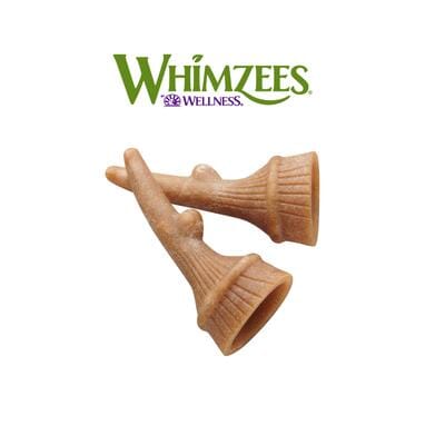 Whimzees Occupy Antler Calming Oral Health Fresh Breath with Chamomile Natural Dental Dog Treats - Medium - 66 Count Default Title