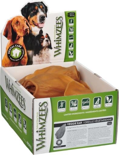 Whimzees Veggie Ear Oral Health Vegetable-based Natural Dental Dental Chews - 18 Count