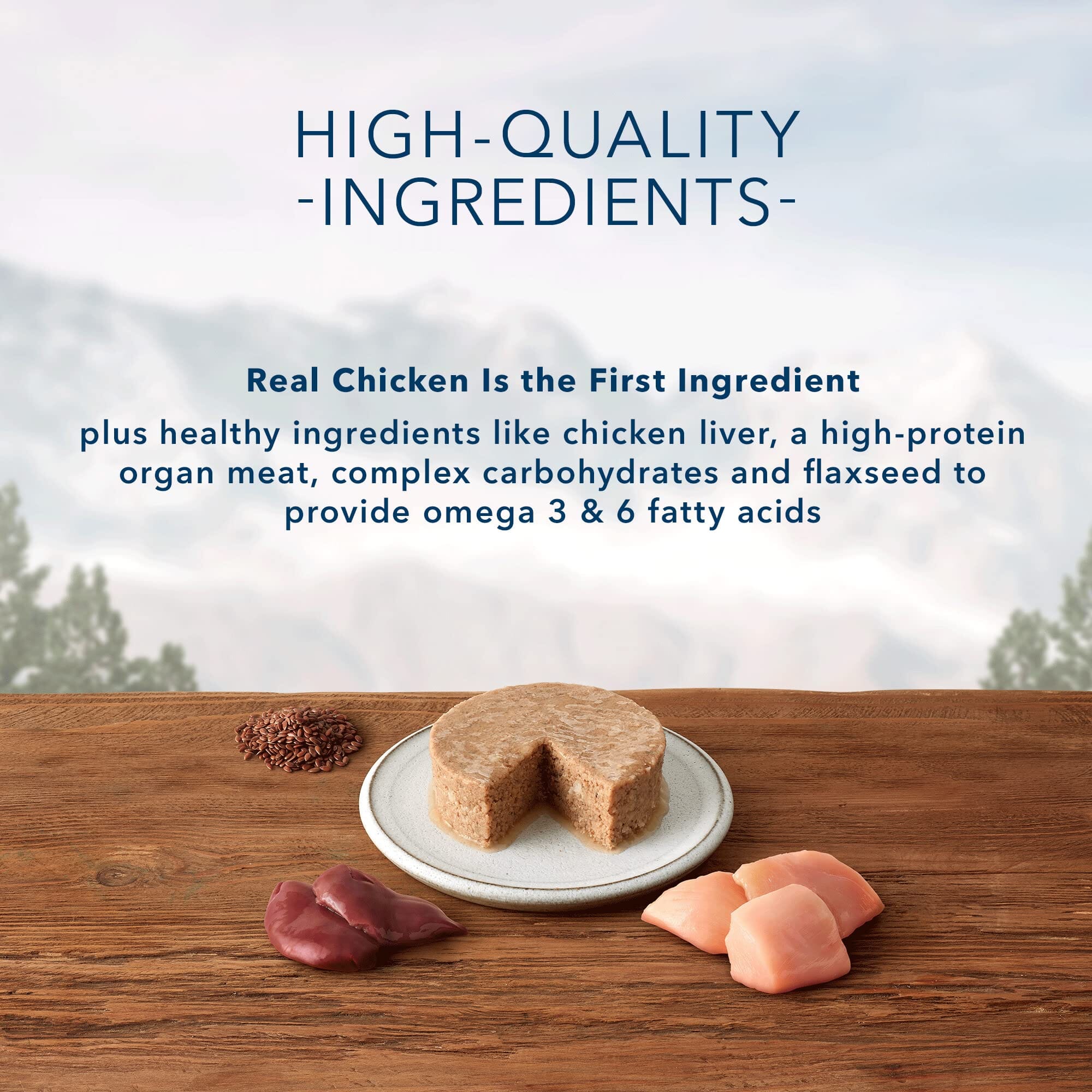 Wilderness Wild Delights Flaked Chicken & Trout in Tasty Gravy Natural Wet Food for Kittens 3 Oz.