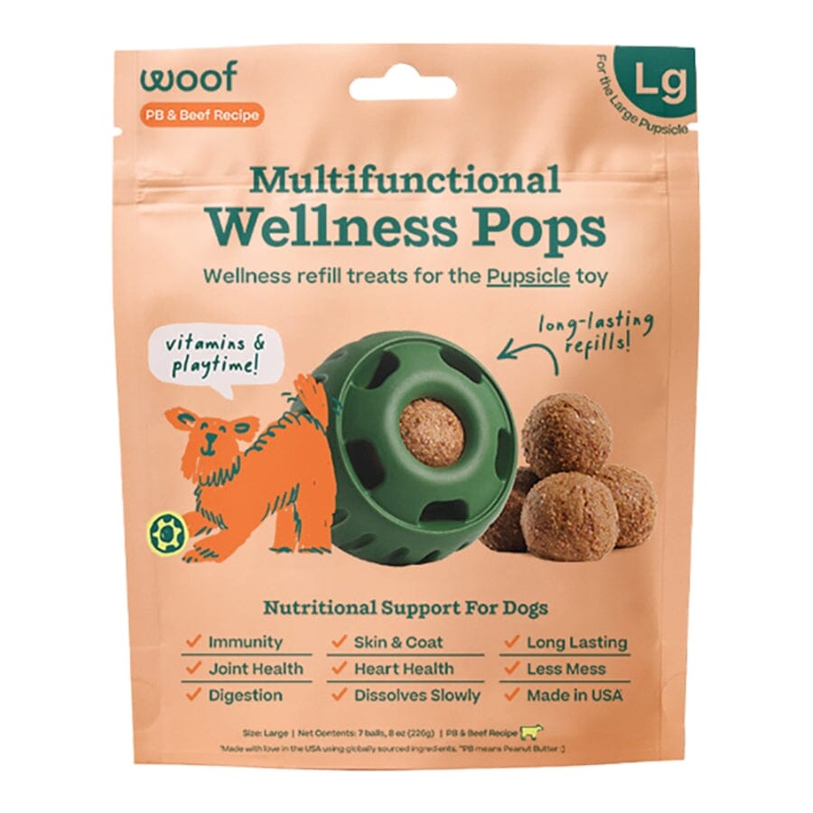 Woof Pops Multi-Vitamin All-in-1 Dog Treats - Pupsicle Refill Pops