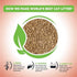 World's Best Cat Litter Poop Fighter Odor Defense Dust-Free Clumping Lemongrass Scented Corn Cat Litter - Case of 3