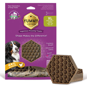 Yummy Combs Protein Dental Dog Treats - 12 Oz Bag