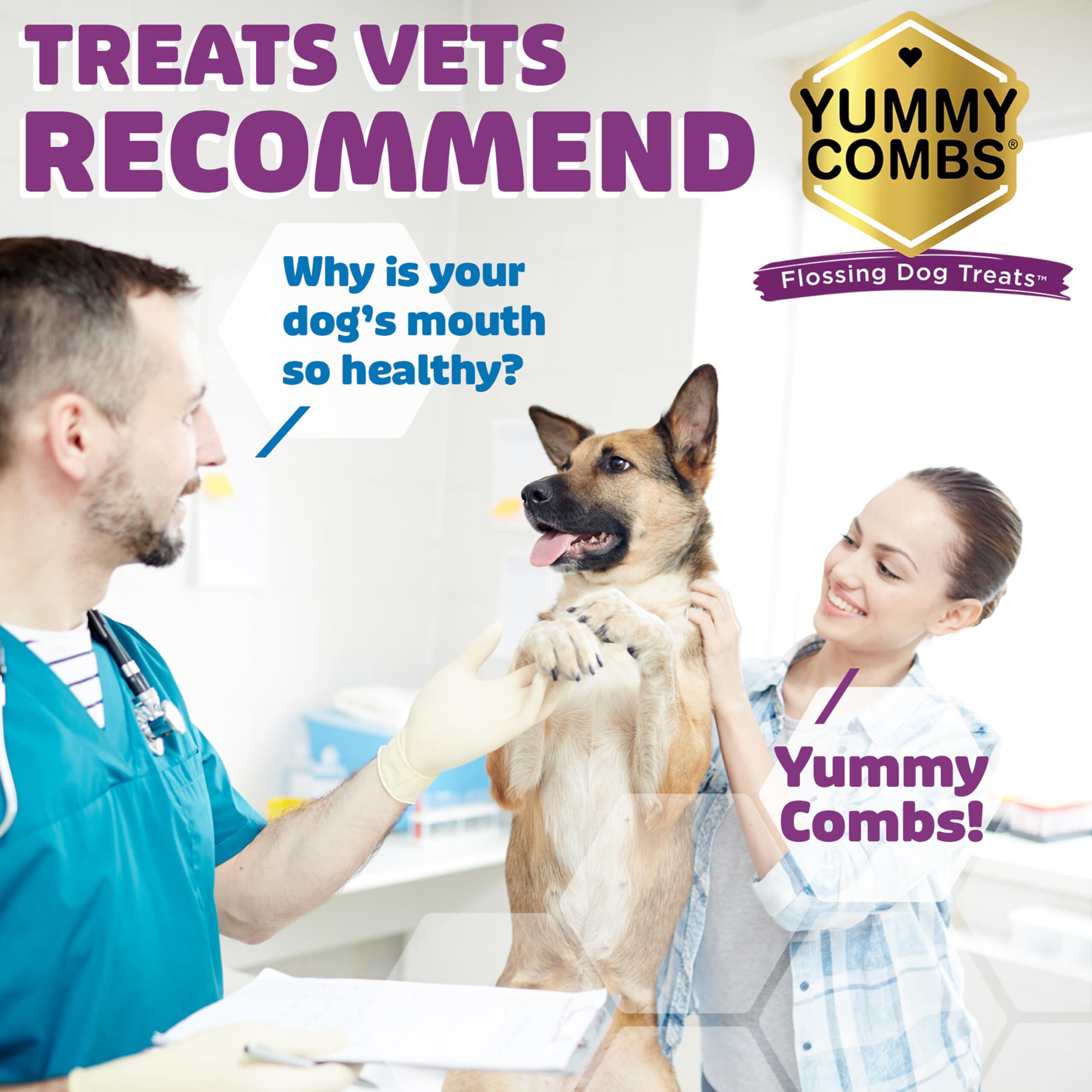 Yummy Combs ReTreater Dental Dog Treats  