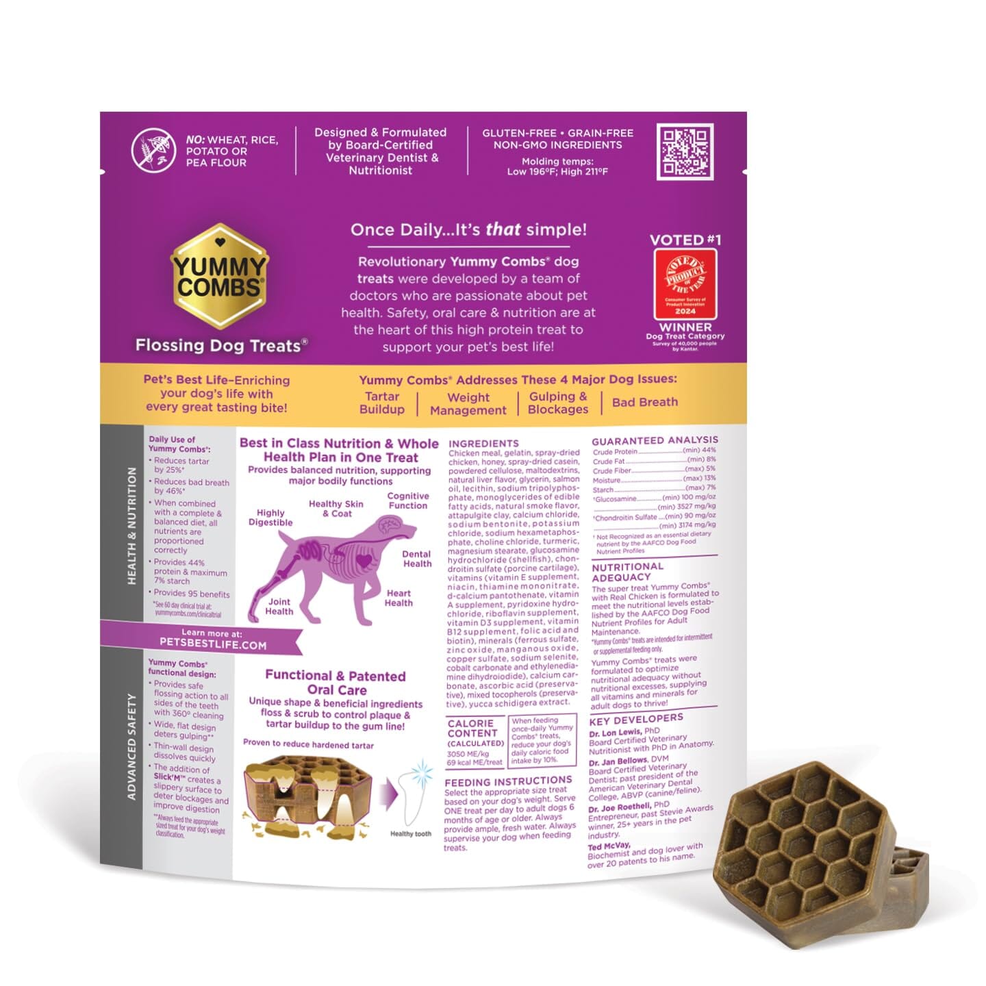 Yummy Combs ReTreater Dental Dog Treats  