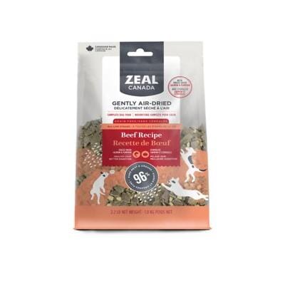 Zeal Grain-Free 96% Meat Beef Recipe with Freeze-Dried Salmon and Pumpkin Gently Air-Dried Dog Food - 2.2 Lbs