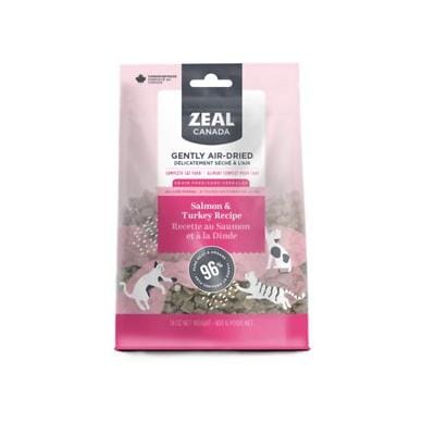 Zeal Grain-Free 96% Salmon and Turkey Recipe Gently Air-Dried Cat Food - 14 Oz