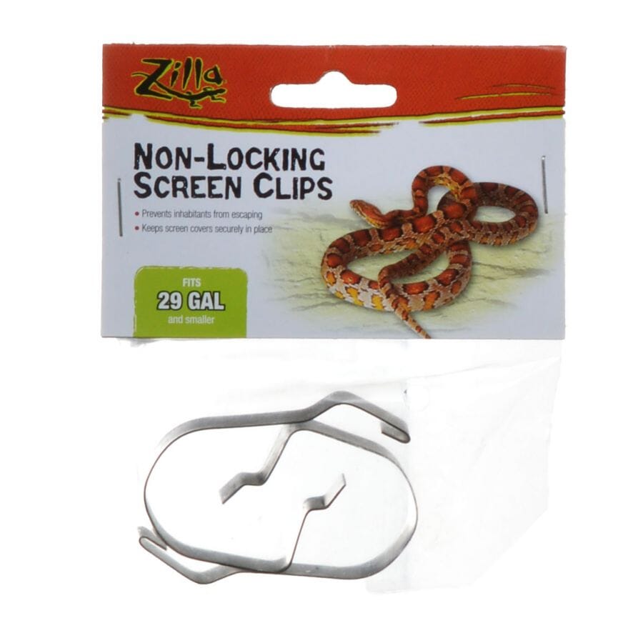 Zilla Fresh Air Non-Locking Screen Clips - 5-29 gal - 2 pk