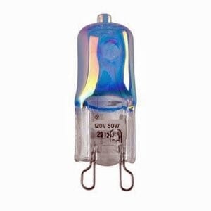 Zilla Mini Halogen Day Blue Lamp Energy Efficient Reptile Replacement Bulb for Zilla Mini Halogen Dome Fixture 50 Watt