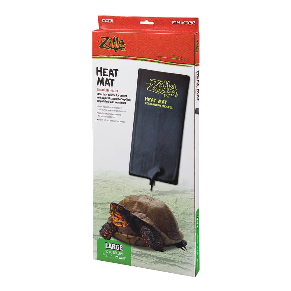 Zilla Terrarium Heating Mat for Reptiles - Large - L:8 X W:10 Inches - 40-60 Gallon Terrariums Default Title